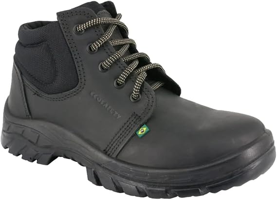 Bota de Segurança Adventure Unissex em Couro com CA Biqueira de PVC 1