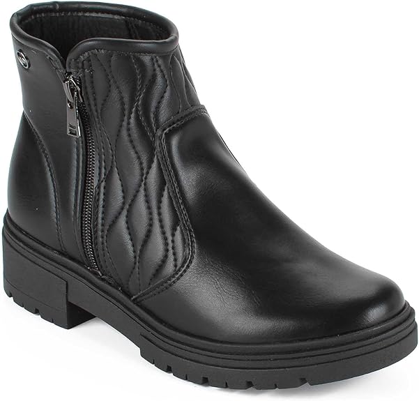Bota Feminina Dakota Cano Curto com Detalhe Matelassê 2