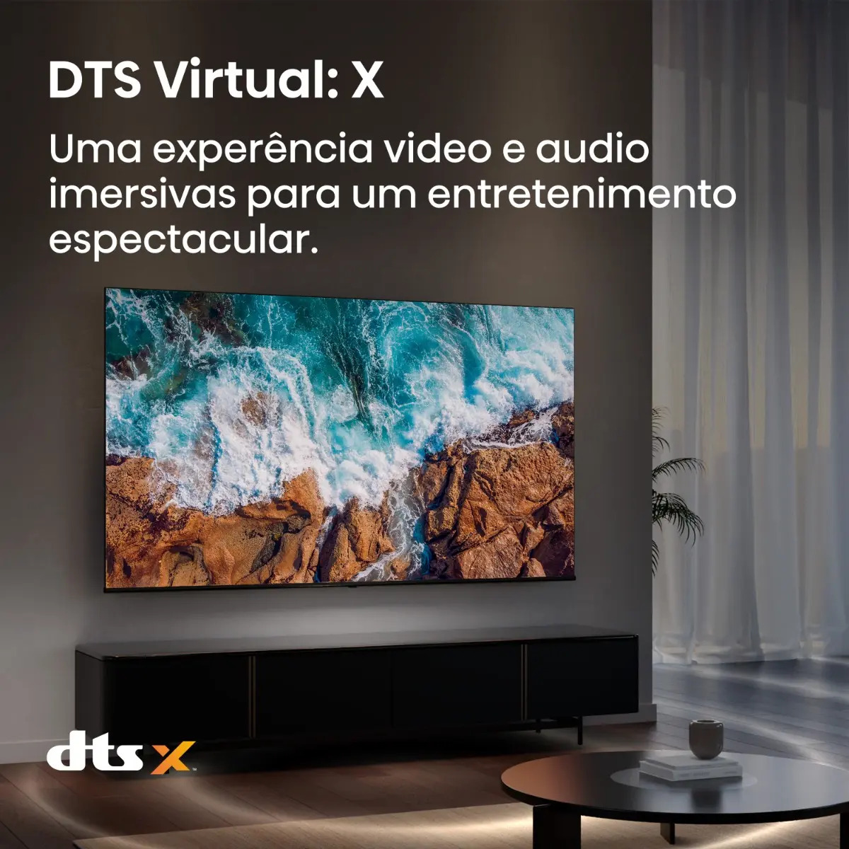Smart TV UHD 4K Hisense DLED 58” Polegadas 2