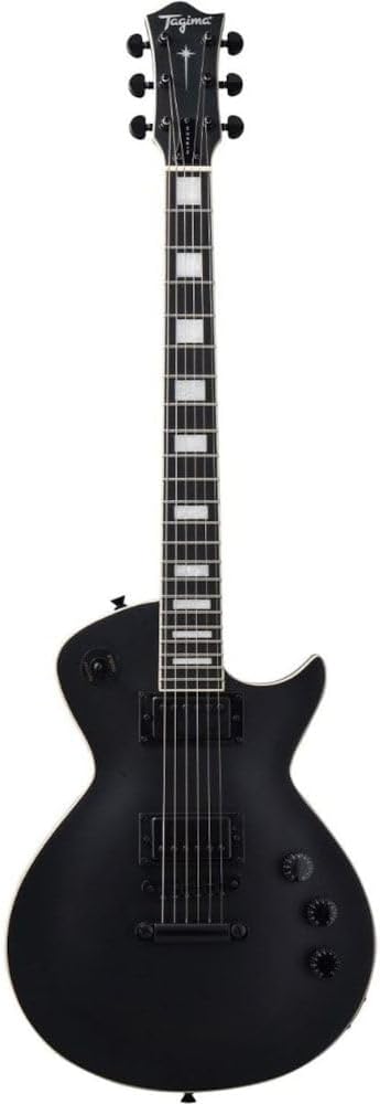 Kit Guitarra Tagima Almach LesPaul Black + Capa + Acessórios 2