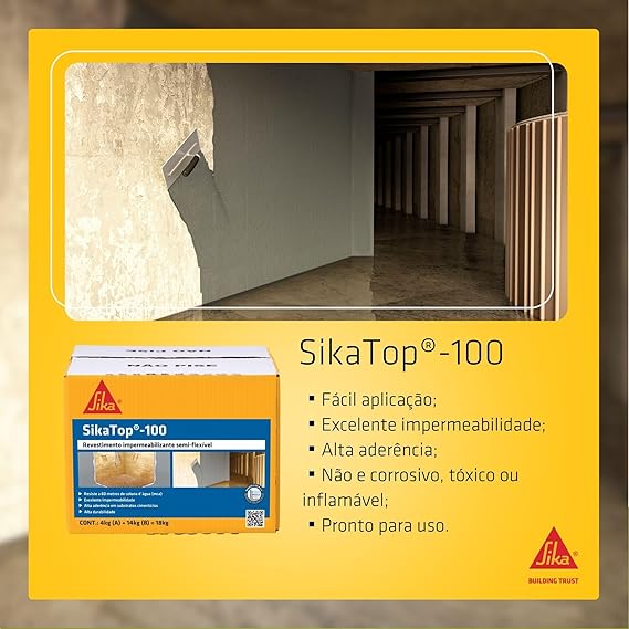 Revestimento Impermeabilizante SikaTop 100 2