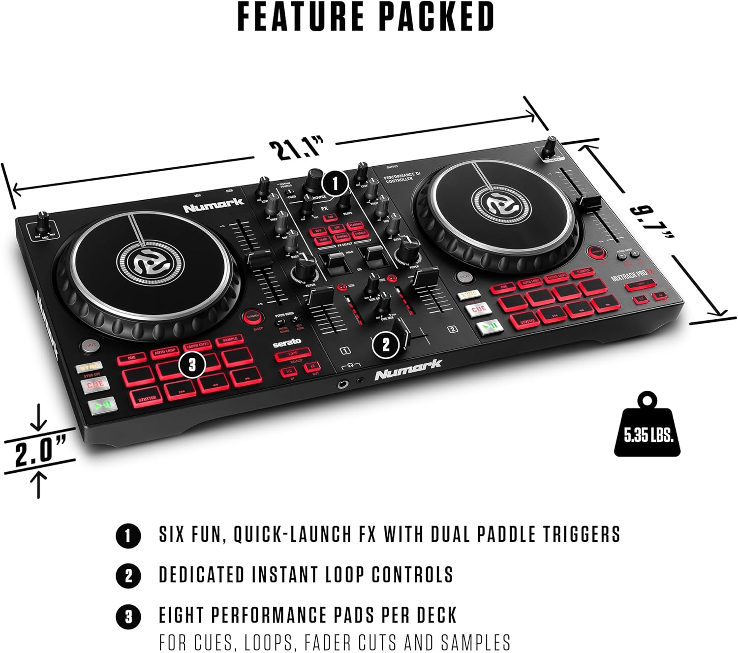 Controlador DJ Mixtrack Pro FX 5