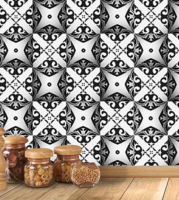 Papel de Parede 3D Azulejo Arabesco 2