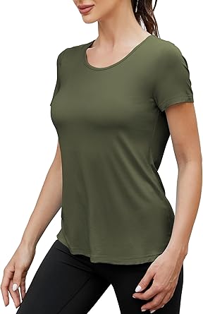 Camisetas Femininas de Ginástica Atléticas 2