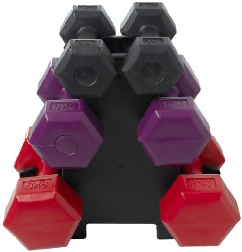 Kit de Halteres com Suporte 4