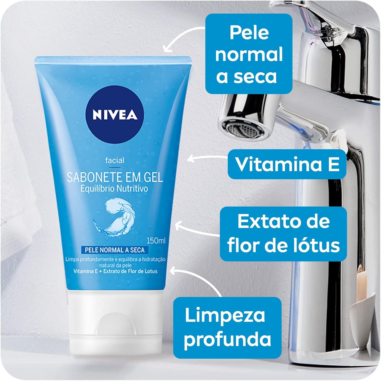 Sabonete Facial em Gel Equilíbrio Nutritivo 4