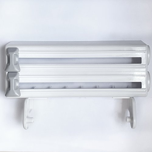 Porta Rolos Maxroll 3 Suportes Papel Toalha Pvc e Alumínio 5