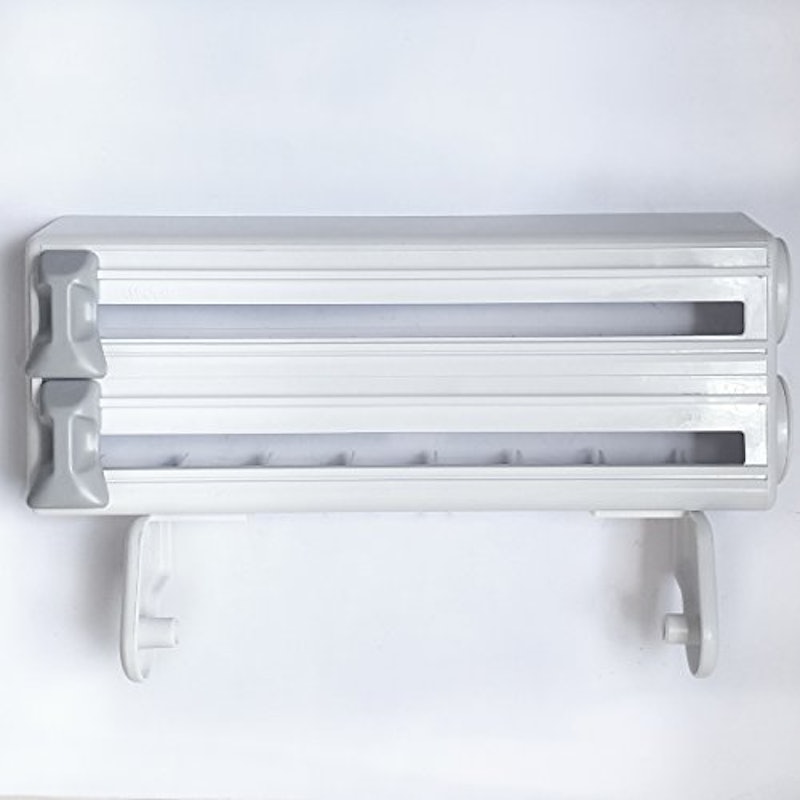Porta Rolos Maxroll 3 Suportes Papel Toalha Pvc e Alumínio 5