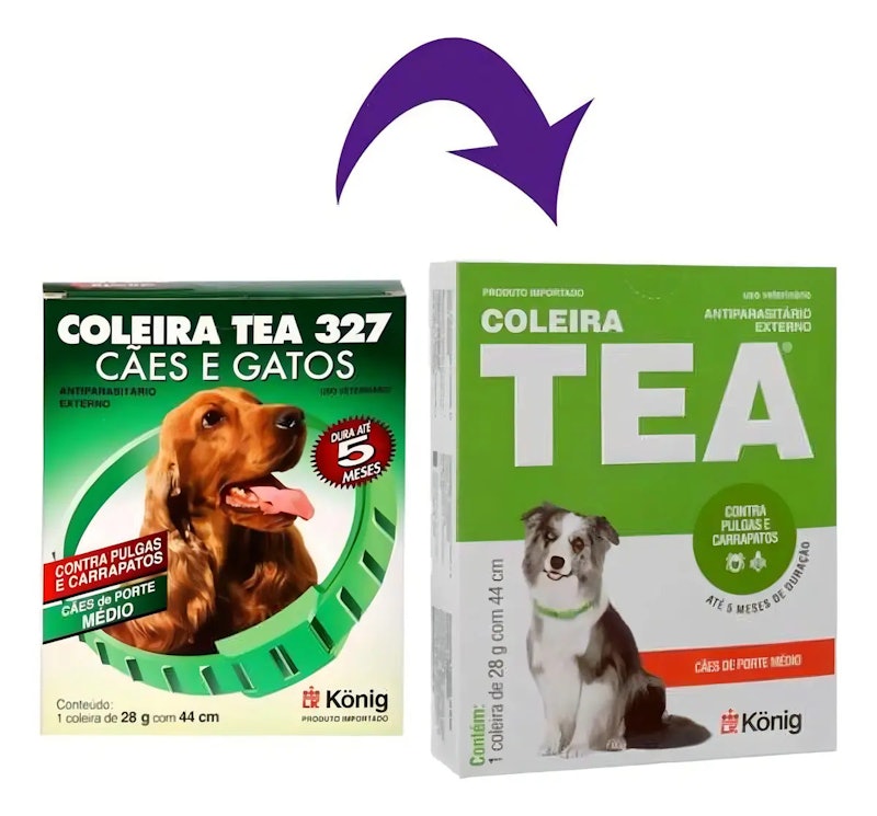 Coleira TEA Cão 28 g 2