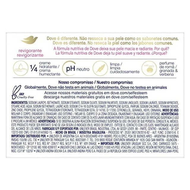 Sabonete Dove Revigorante Romã & Verbena 5