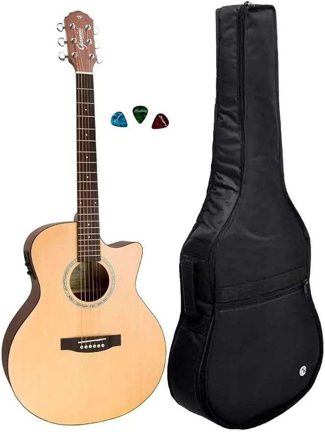 Violão Aço Eletroacústico Giannini Performance GSF-3 CEQ Natural Satin NS 1