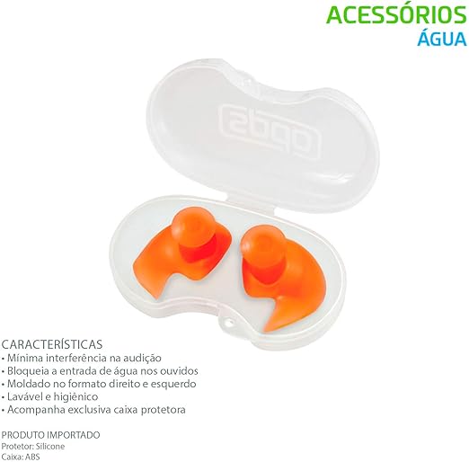 Protetor de Ouvido Lavável de Silicone Speedo 3
