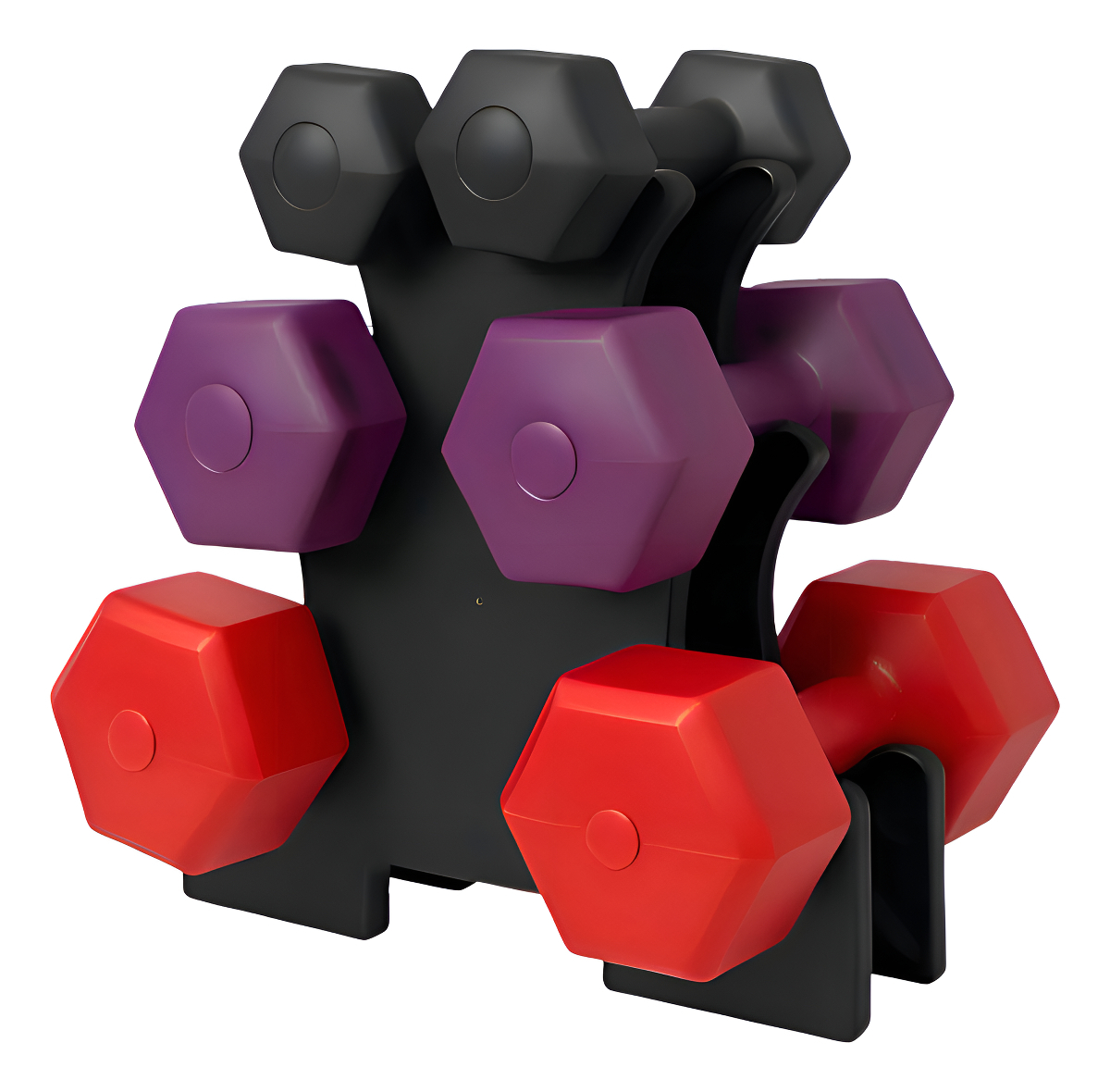 Kit de Halteres com Suporte 1