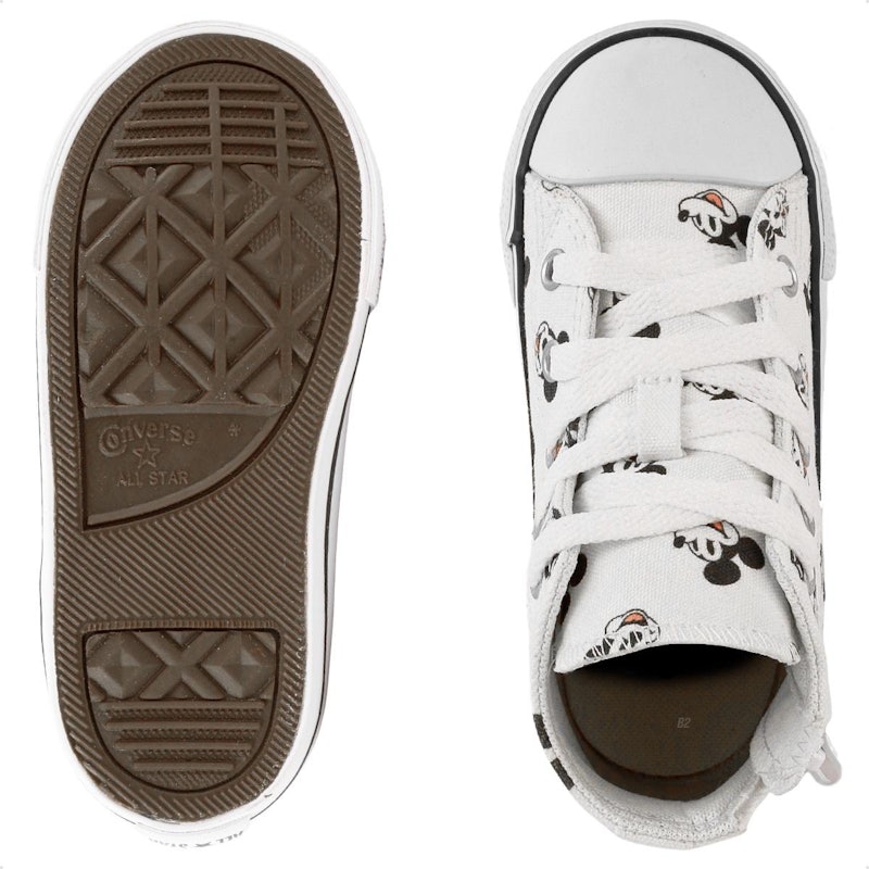Tênis Converse All Star Chuck Taylor Cano Alto Side Zip Mickey Infantil 5