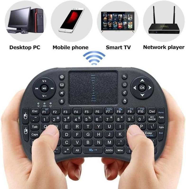 Mini Teclado Wireless PC Android TV Smart NT 4