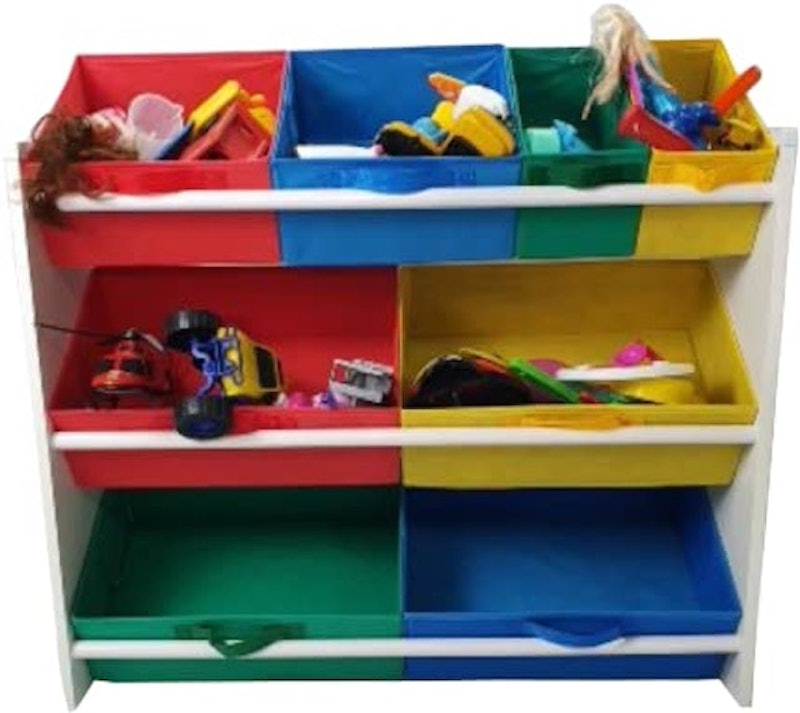 Organizador de Brinquedos Infantil - Grande Colorido 4