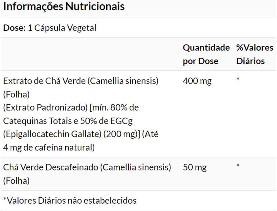 Extrato de Chá Verde 3