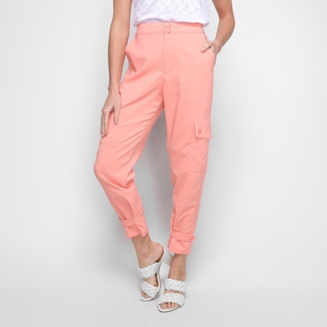 Calça Cargo Feminina Cós Intermediário  2