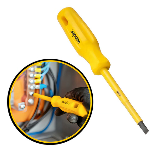 Chave de Fenda com Haste Isolada 3/16" x 5" 1