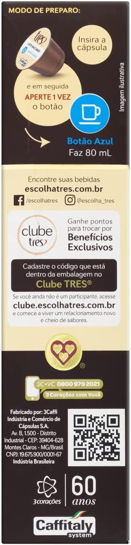 Cápsula de Latte Macchiato TRES 3 Corações 4