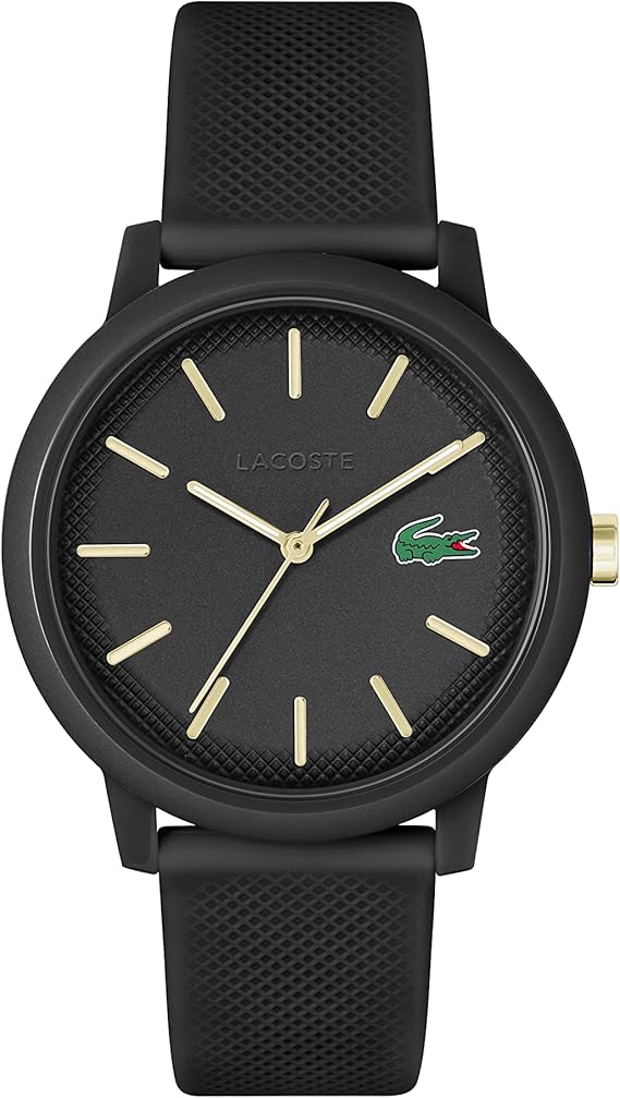 Relógio Masculino Lacoste 12.12 com Pulseira Preta de Silicone 1