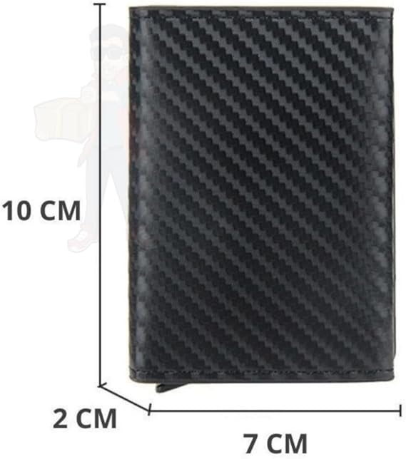 Carteira com Fecho Magnetico Imã Slim RFID 2