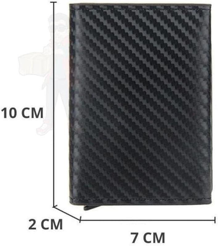 Carteira com Fecho Magnetico Imã Slim RFID 2