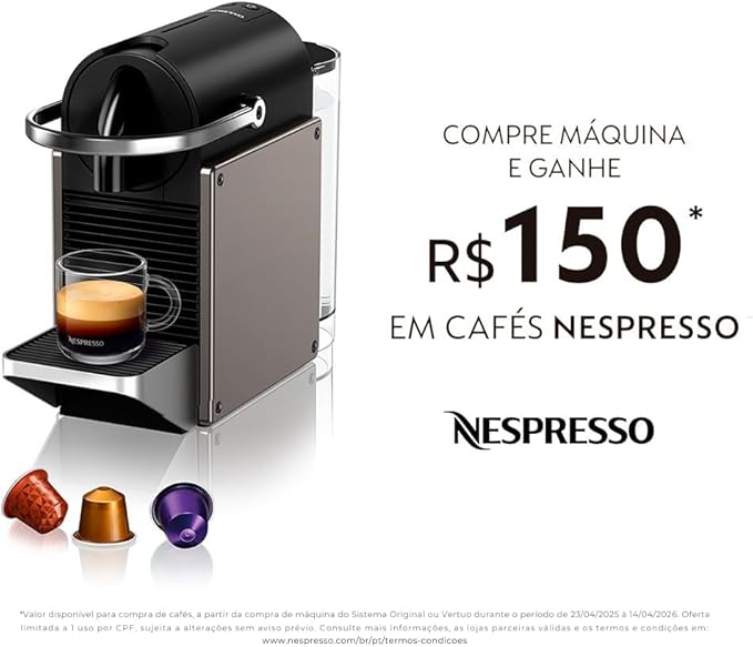 Cafeteira Pixie Redesign Titânio 4
