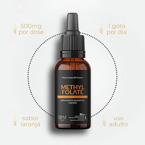Metilfolato em Gotas 30 ml Sabor Laranja 5