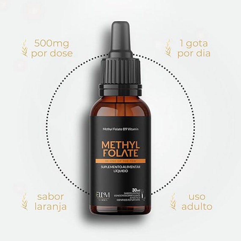 Metilfolato em Gotas 30 ml Sabor Laranja 5