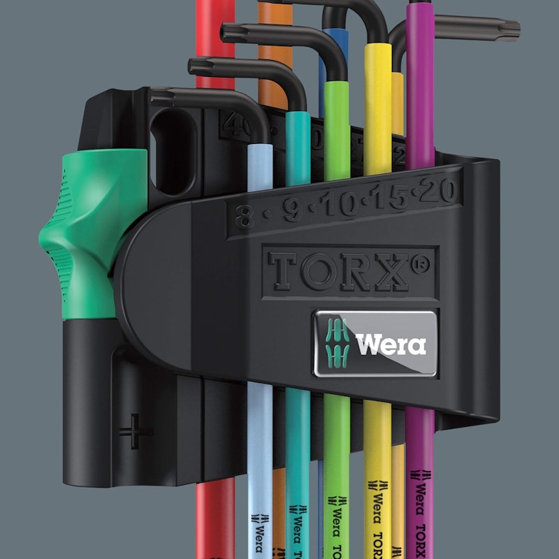 Conjunto de Chaves em L Torx Wera 2