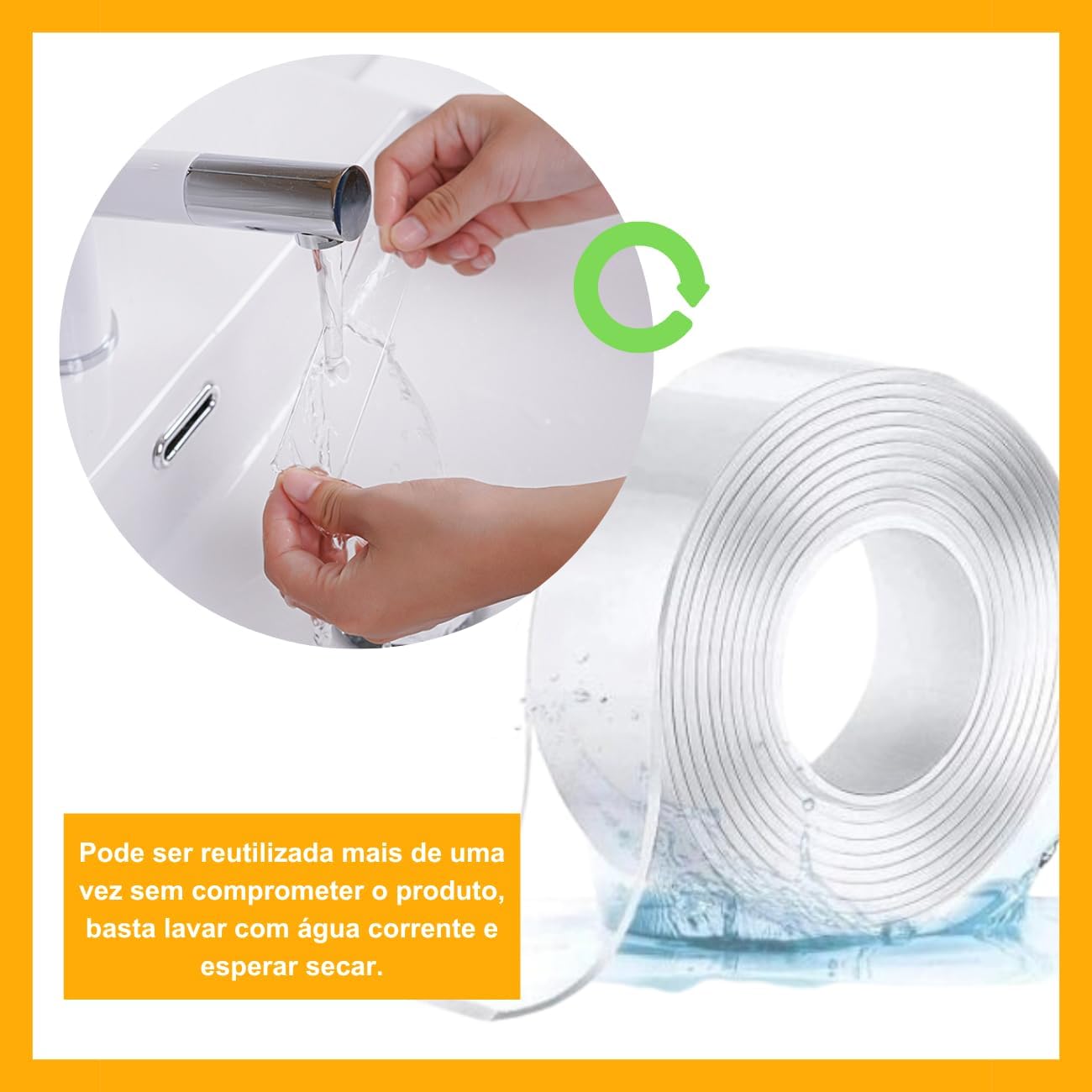 Kit 2 Fitas Dupla Face Super Fita Mágica 5