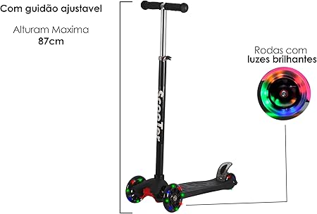 Patinete com Luzes de LED 4