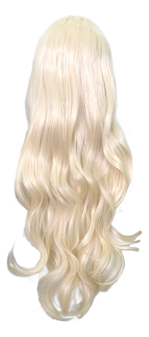 Peruca Longa Lace Ondulada Loira Cacalee 2
