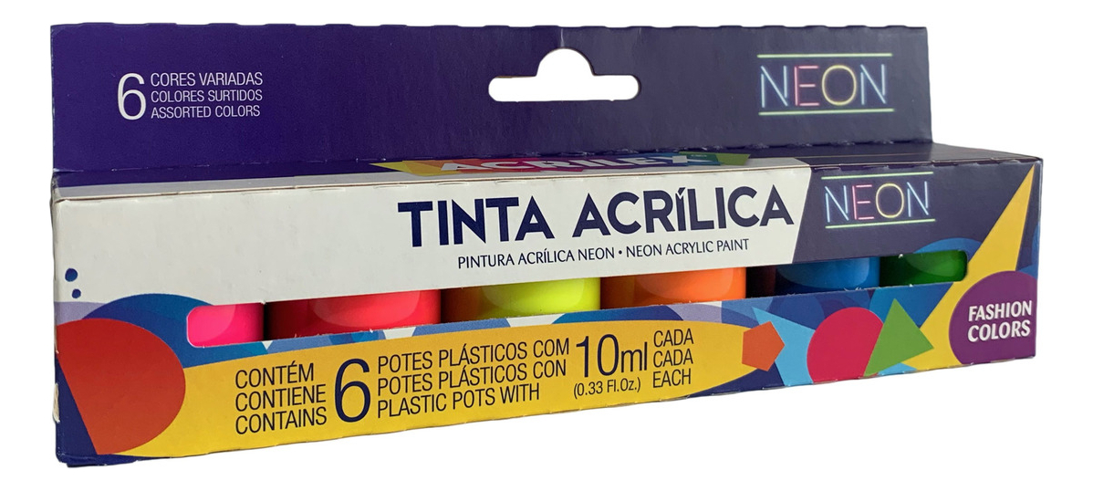 Tinta Acrílica Neon 2