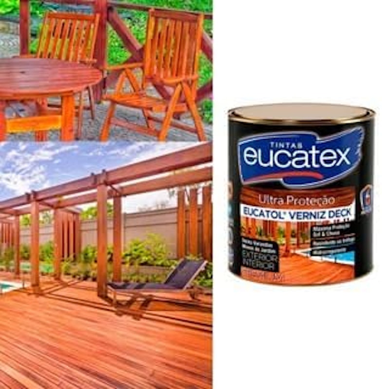 Eucatol Verniz Deck Mogno Brilhante 225 ml 5
