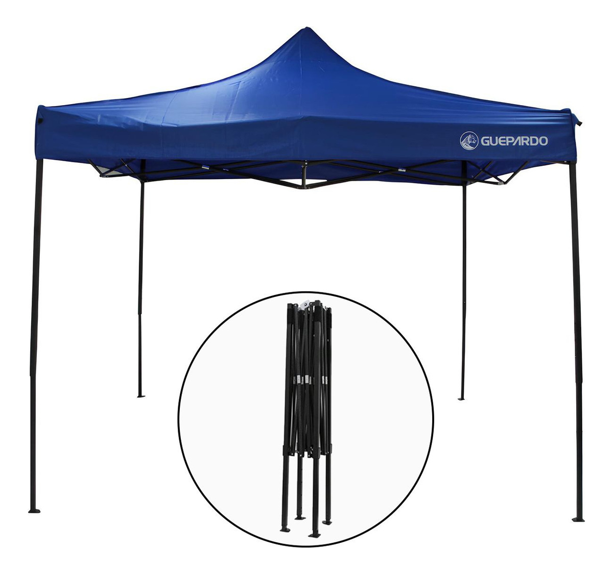 Gazebo Pagoda Guepardo 3 x 3 com 4 Níveis de Altura, FPS 50 e Poliéster 420D 1