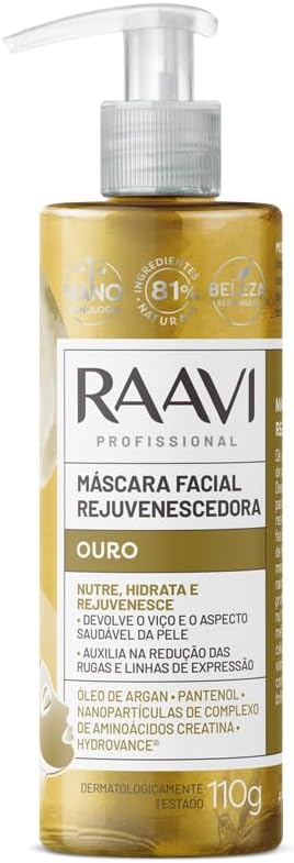 Máscara Facial Rejuvenescedora Ouro 3