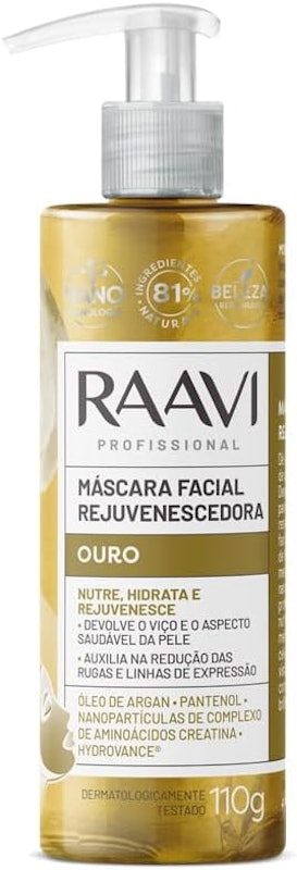 Máscara Facial Rejuvenescedora Ouro 3