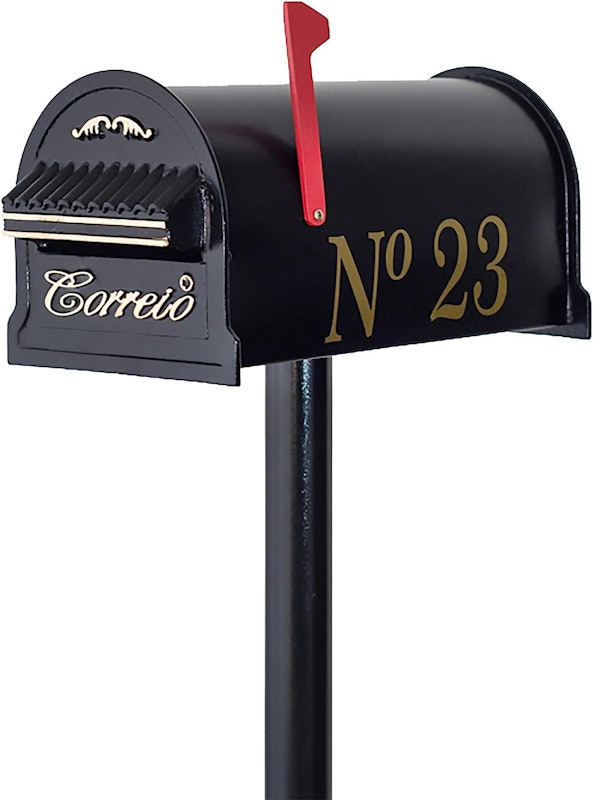 Caixa de Correio Americana com Pedestal para Jardim e Condomínio 1
