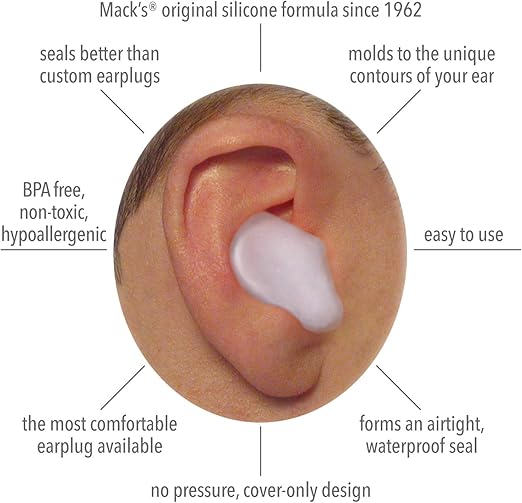 Tampões de Ouvido de Silicone Macio 2