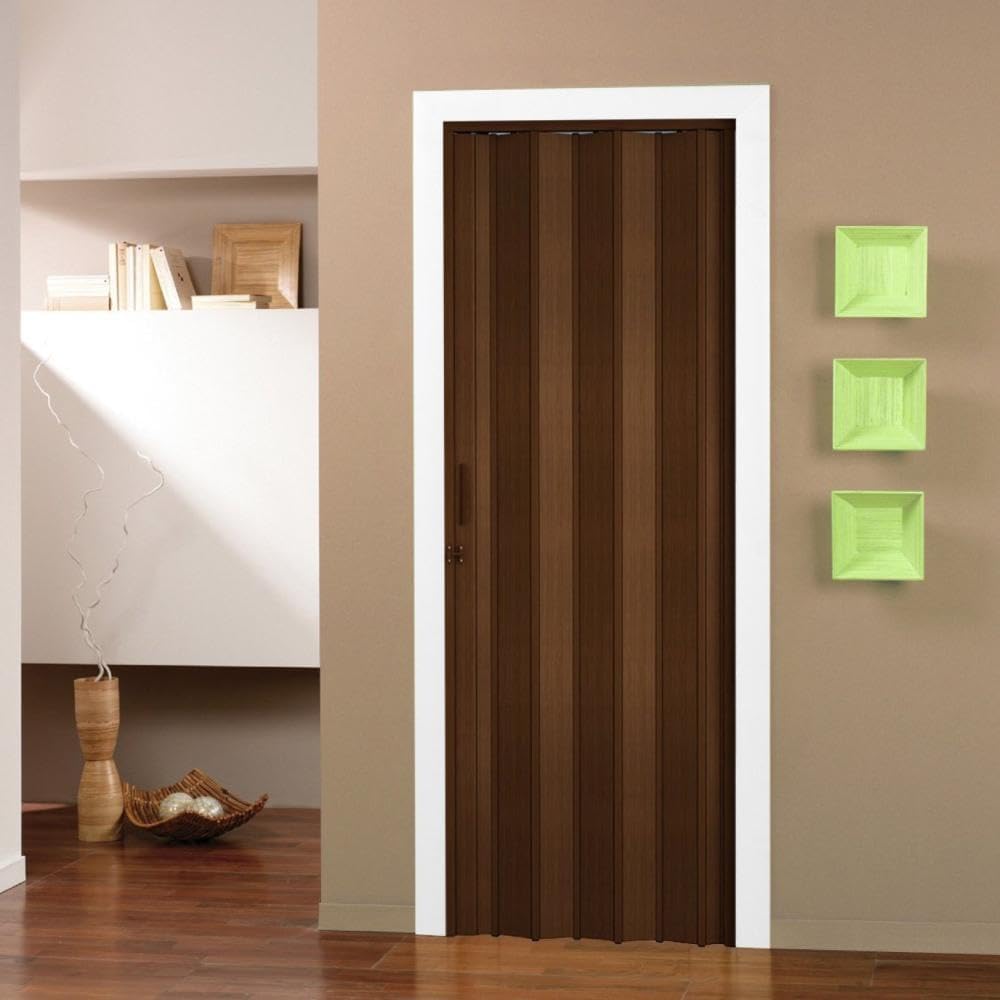 Porta Sanfonada PVC Imbuia 1
