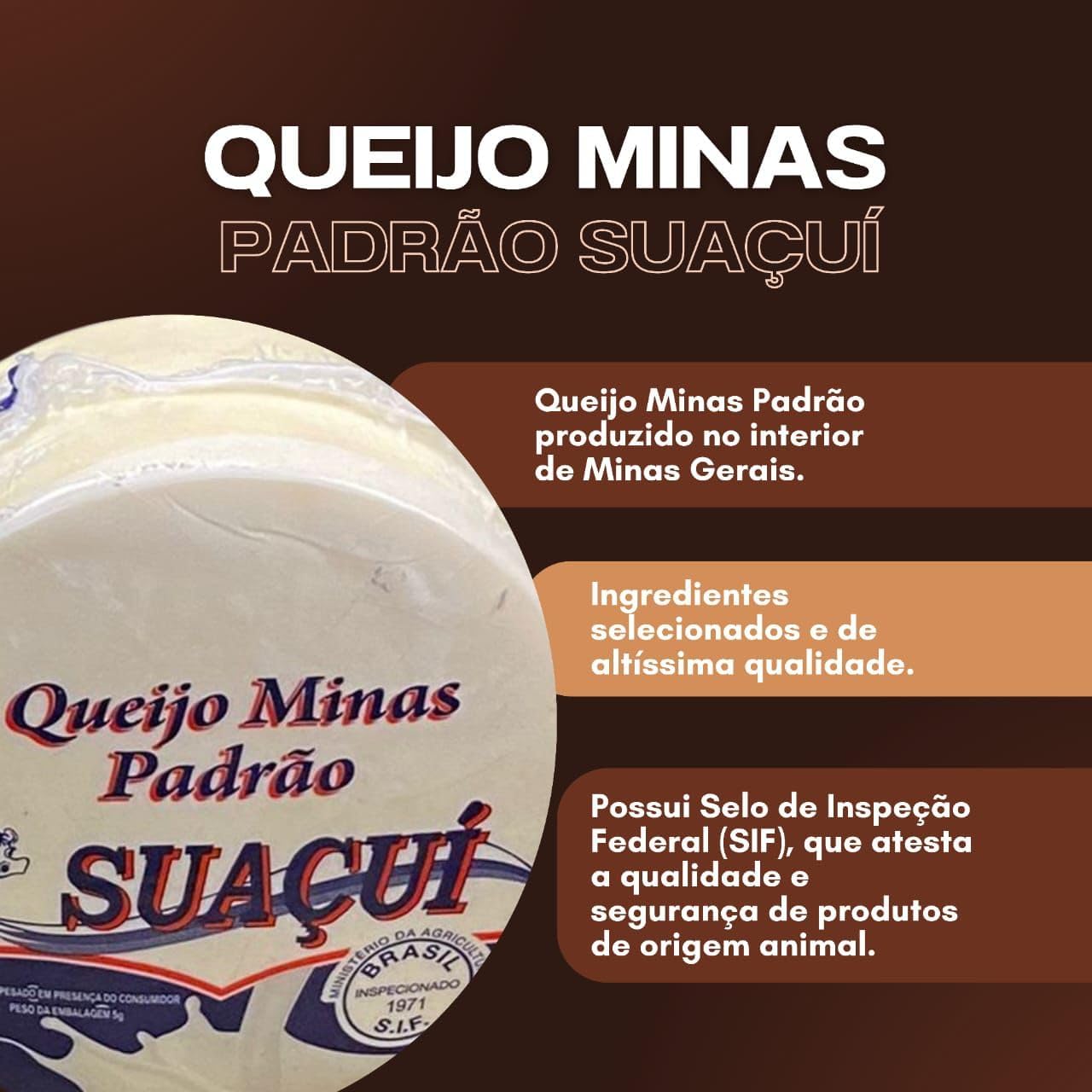 Queijo Minas Padrão Suaçuí 2