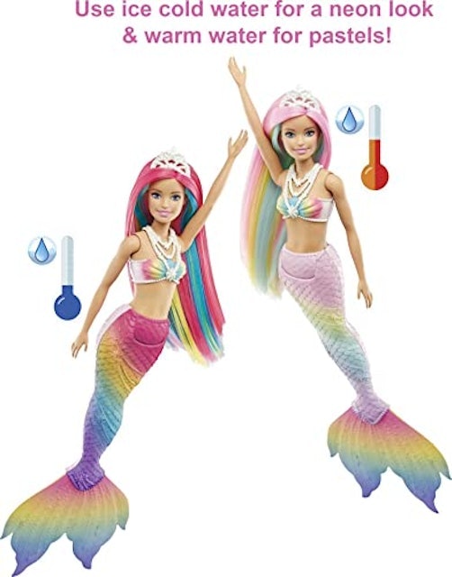 Barbie Fantasia Boneca Sereia Muda de Cor 3
