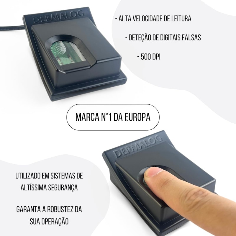 Leitor Biométrico F1 Dermalog 2