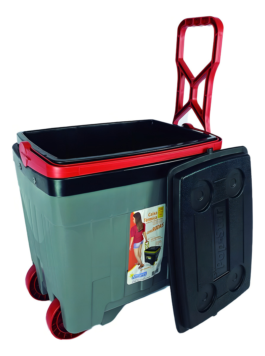 Caixa Térmica 34 L c/ Rodas 2