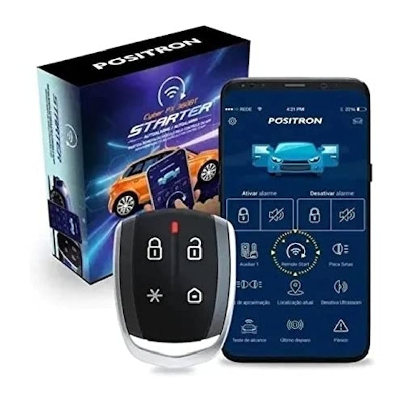 Alarme Automotivo Pósitron PX360BT Starter 1