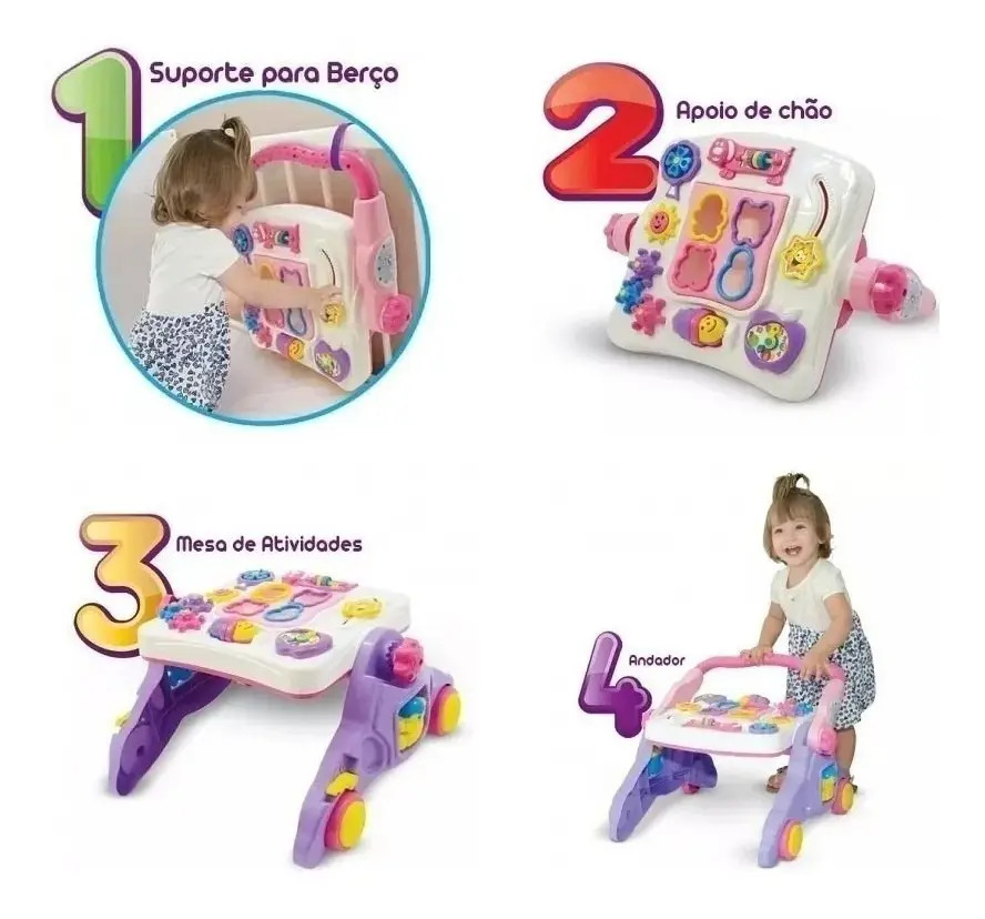 Andador 4 X 1 com Som Maral 4