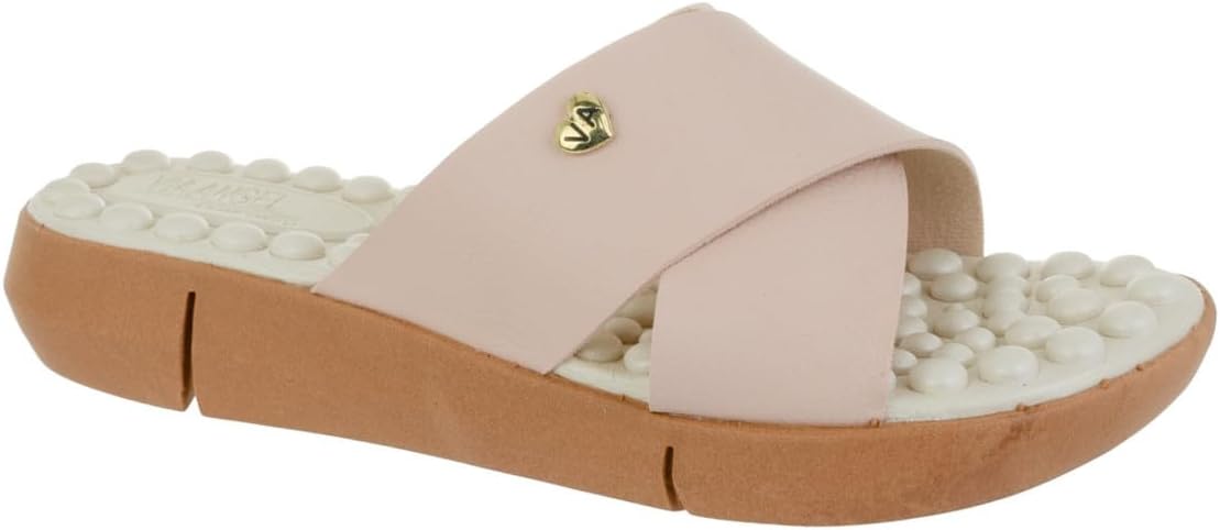 Esporão Usaflex Para Idosos Tamanco Sandália Anabela Com Velcro