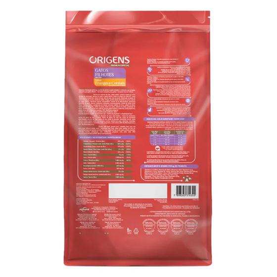 Origens Premium Especial Gatos Filhotes Sabor Frango e Cereais 2